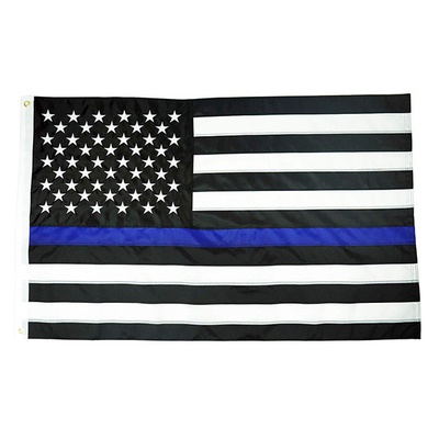 флага полиэстера 90x150cm линия флаги Америки изготовленного на заказ национальная голубая