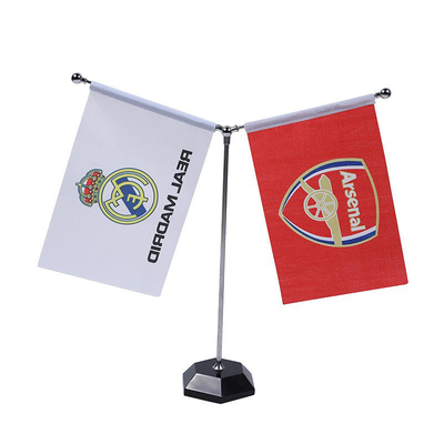 Grommets палубы изготовленного на заказ флага столешницы логотипа двойные заканчивая с поляком