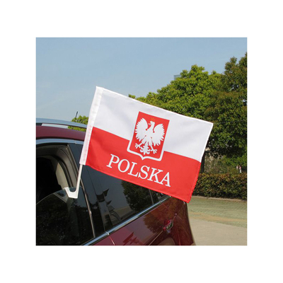 Простые флаги страны автомобиля флага автомобиля сублимации полиэстера с держателем
