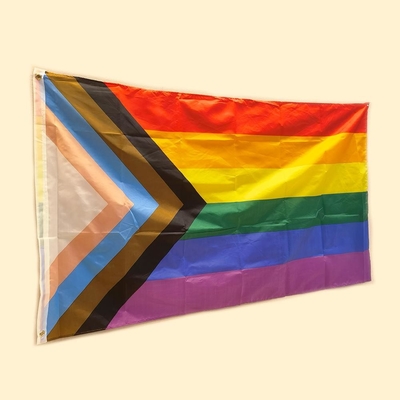 Multicolor полиэстер флага 100D гордости Lgbt 3x5 с цветом 4