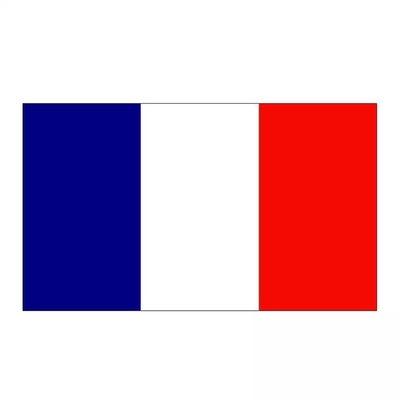 Напечатанный полиэстер 100% полиэстера флага страны флага 3С5ФТ Триколор Франции готовый к отправке