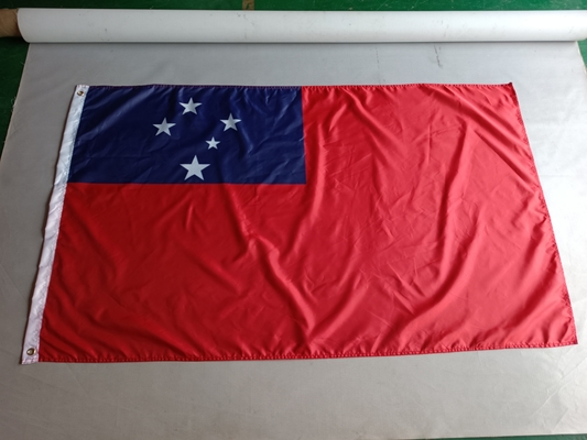 Полиэстер Флаг страны Самоа 3X5ft CMYK Цвет Национальный флаг Самоа
