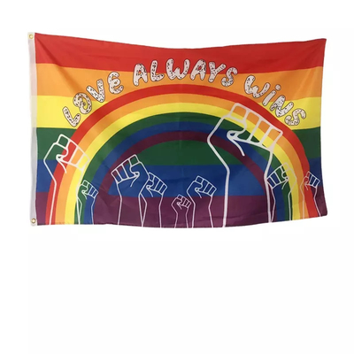 радуга LGBT 3x5Ft сигнализирует цифров печатая флаг прогресса Bandeira LGBT