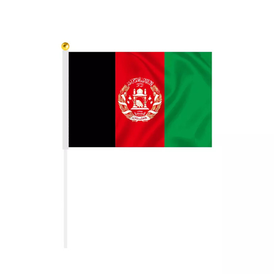 Белый поляк персонализировал флаг Афганистана ручного полиэстера флагов 100D международный